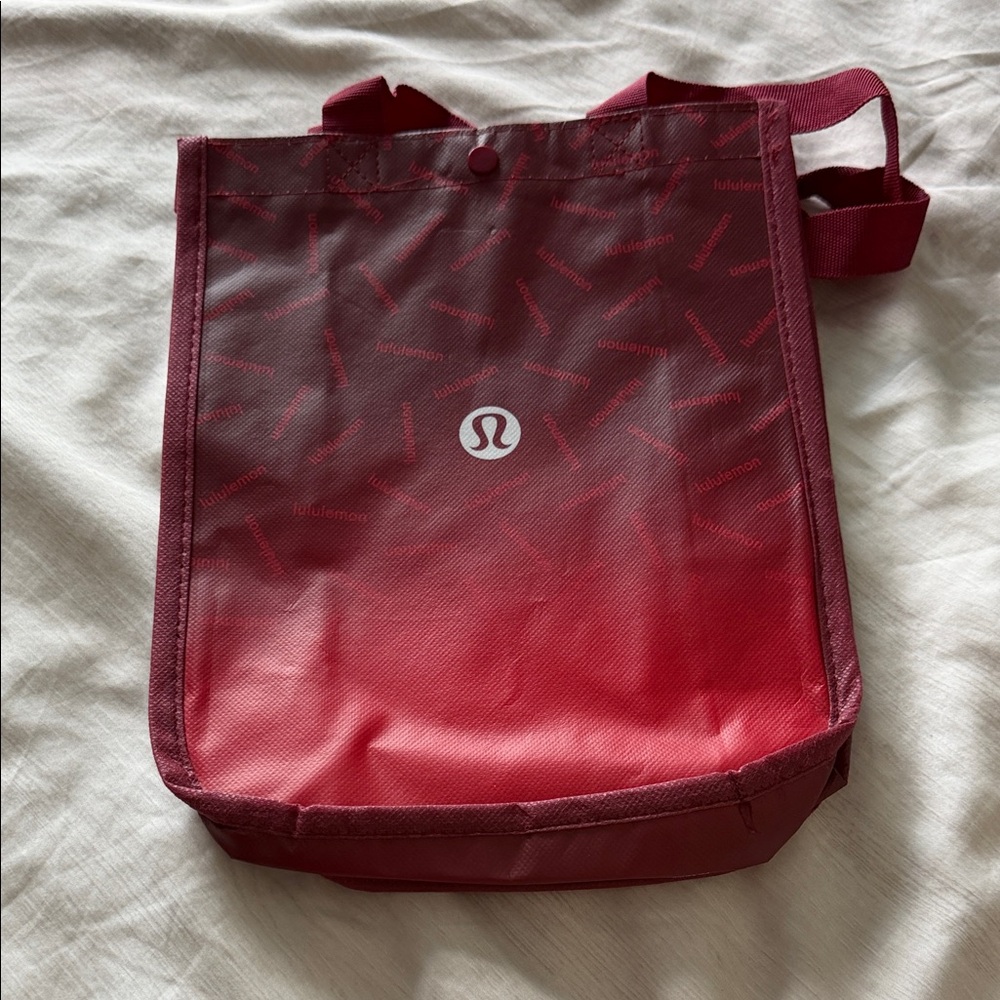 Lululemon Athletica Red Tote Bag